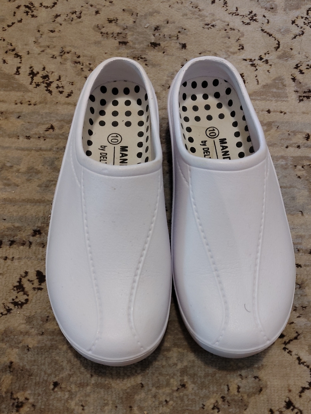 White Slip-On  Work Shoe Women Size 10